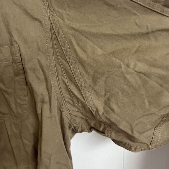Kevins Plantation Collection Mens XL Oatmeal Brown Button Down Long Sleeve Shirt - Picture 3 of 5